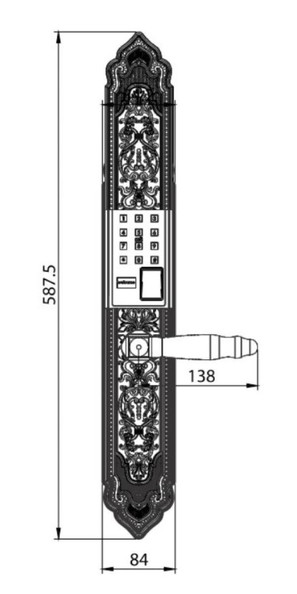Thiết kế của Khóa Kassler KL929 APP