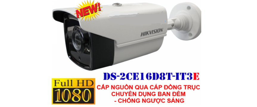 Bán Camera HDTVI Hikvision DS-2CE16D8T-IT3E rẻ nhất Hà Nội