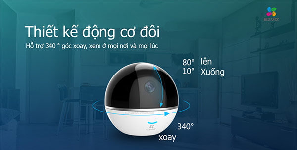 Bán Camera EZVIZ C6T (CS-CV248-A3-32WMFR) 1080 giá rẻ