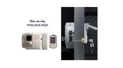 Đại lý phân phối Khóa cổng sắt vân tay PHGlock FE38
