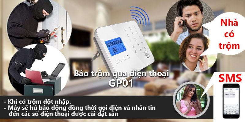 Đại lý phân phối BỘ BÁO TRỘM CẢM ỨNG GSM SMARTZ GP01