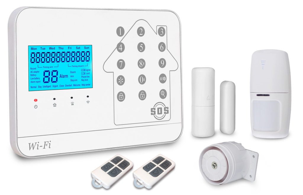 Bán BỘ BÁO TRỘM CAO CẤP GW02 - KẾT NỐI WIFI, GSM, PSTN giá rẻ