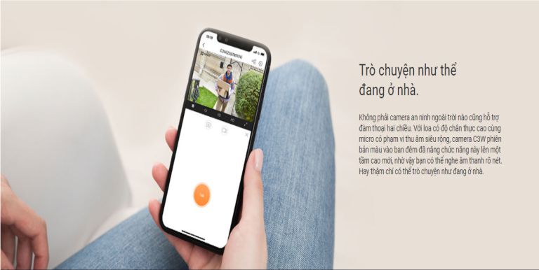 Giao tiếp 2 chiều bằng camera C3W color night vision pro 4mp