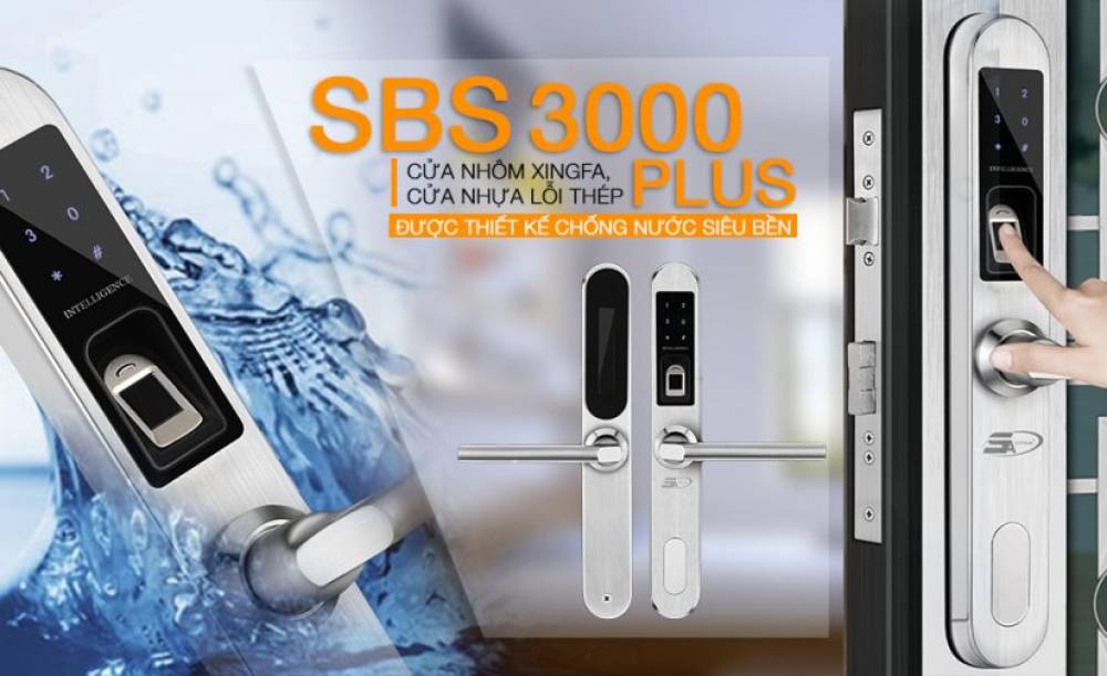 Bán KHOÁ CỬA VÂN TAY 5ASYSTEMS 5A 3000 SBS PLUS giá rẻ