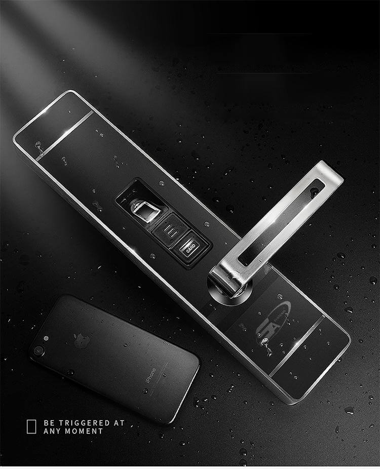 đại lý phân phối KHOÁ CỬA VÂN TAY 5ASYSTEMS 5A 7800 PLUS SILVER