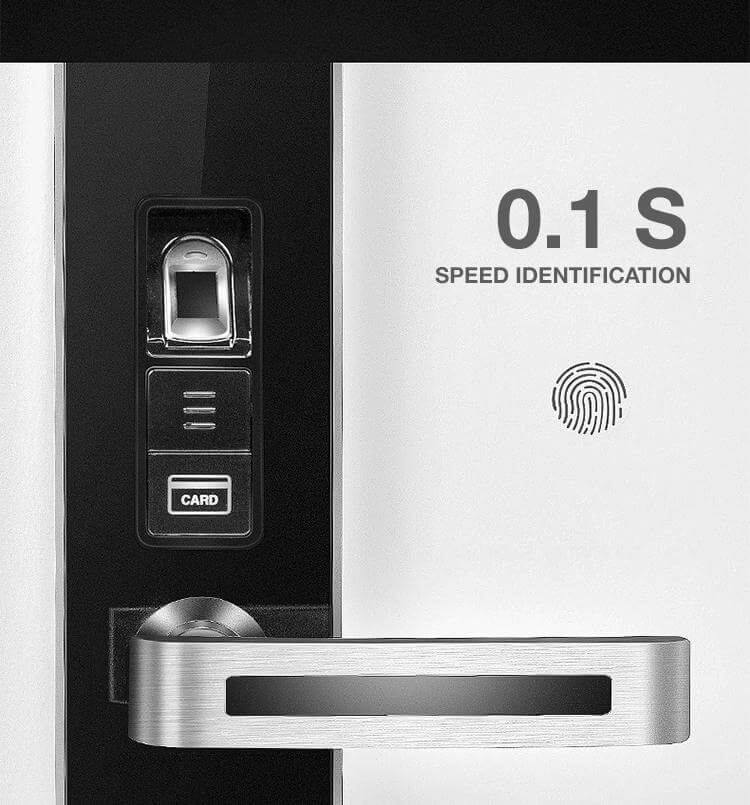 phân phối KHOÁ CỬA VÂN TAY 5ASYSTEMS 5A 7800 PLUS SILVER