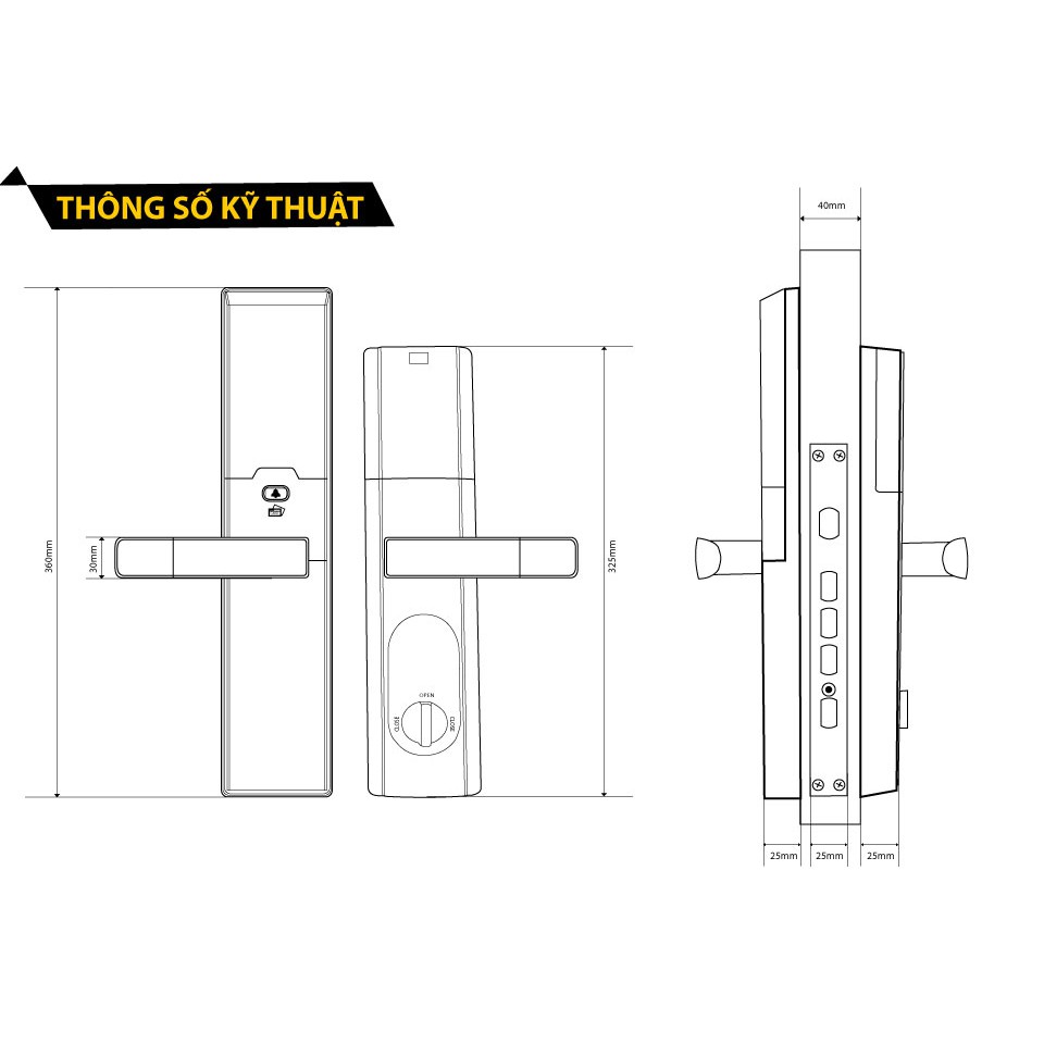 Bán KHOÁ CỬA VÂN TAY 5ASYSTEMS 5A SK06 giá rẻ