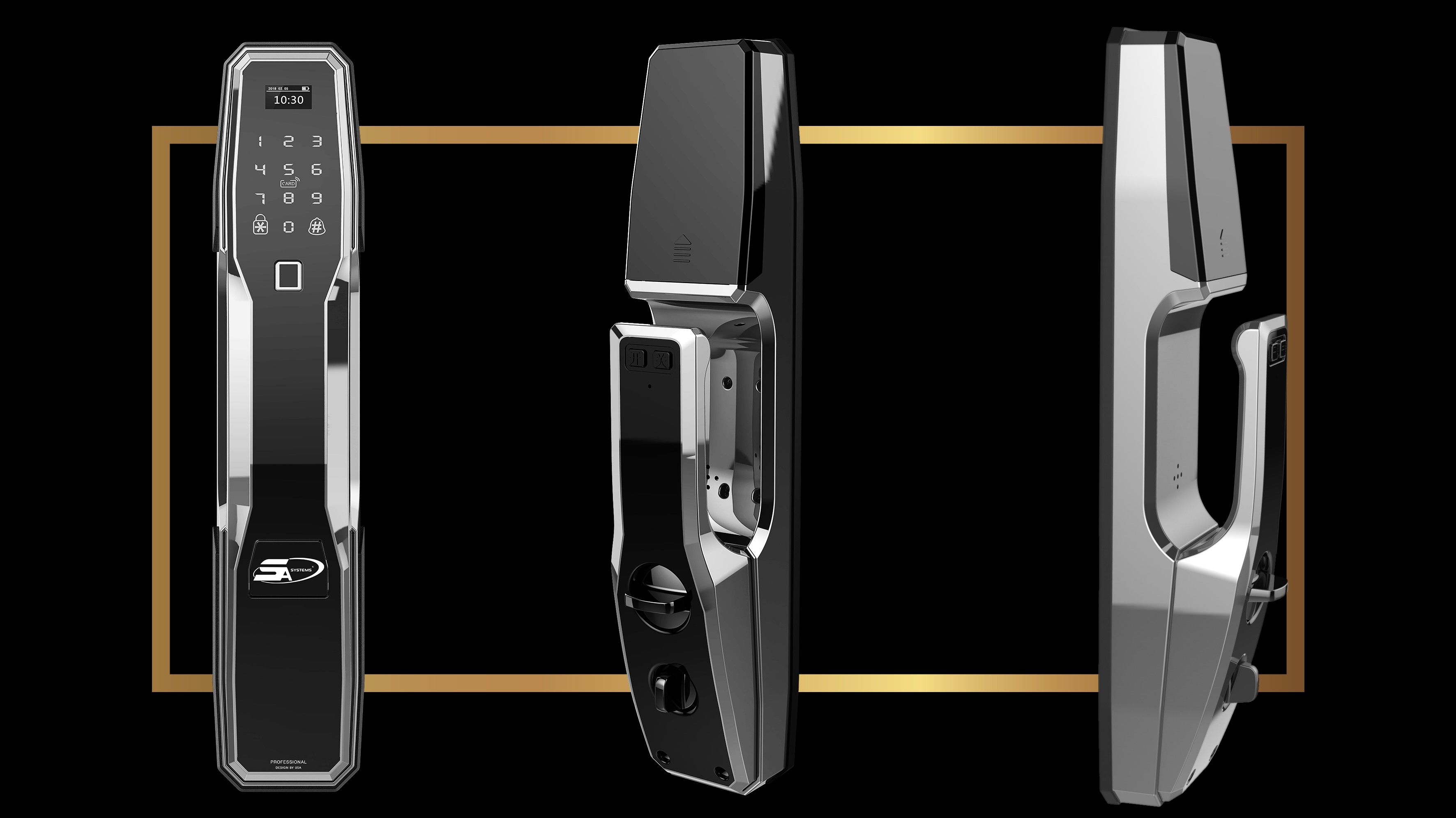 đại lý phân phối KHOÁ CỬA VÂN TAY 5ASYSTEMS 5A SK6000