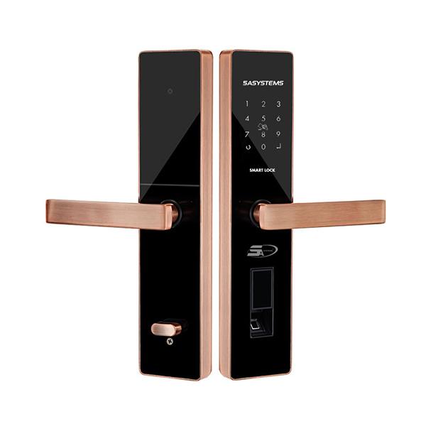 địa chỉ bán KHOÁ CỬA VÂN TAY 5ASYSTEMS 5A TS7000 PLUS ĐỒNG giá rẻ