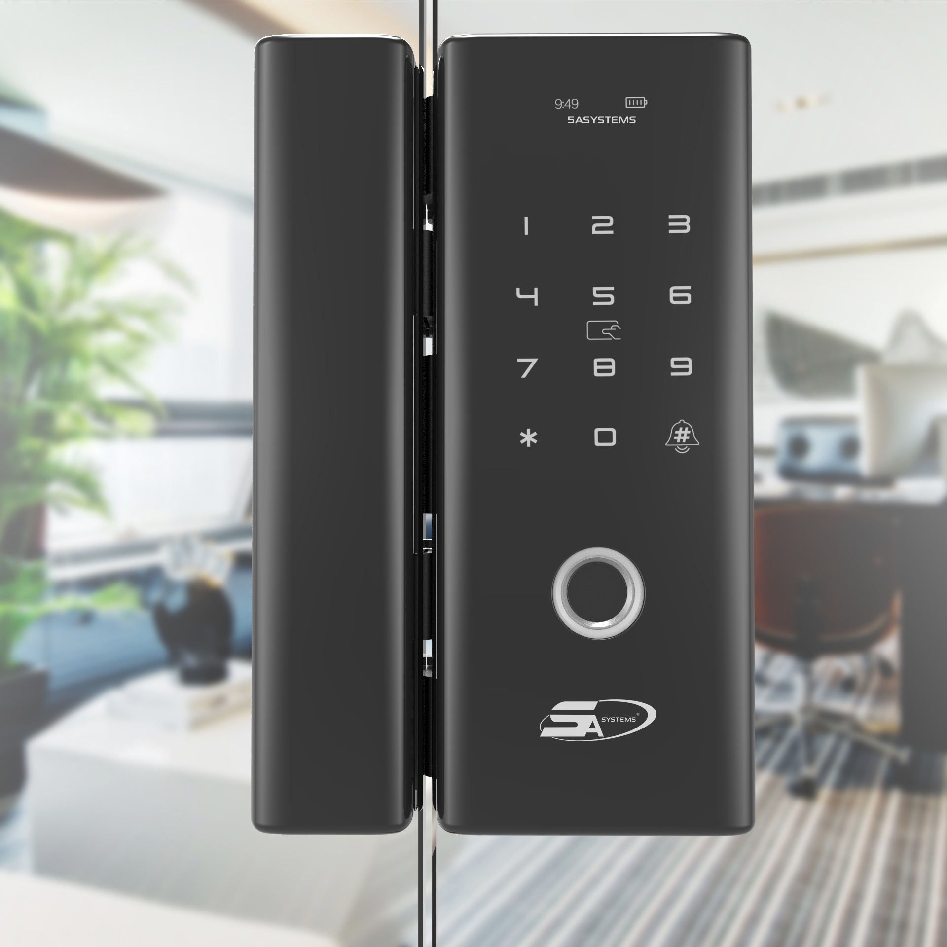 đại lý phân phối KHOÁ CỬA VÂN TAY 5ASYSTEMS 5A-G9
