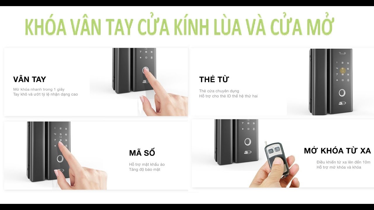 phân phối KHOÁ CỬA VÂN TAY 5ASYSTEMS 5A-G9