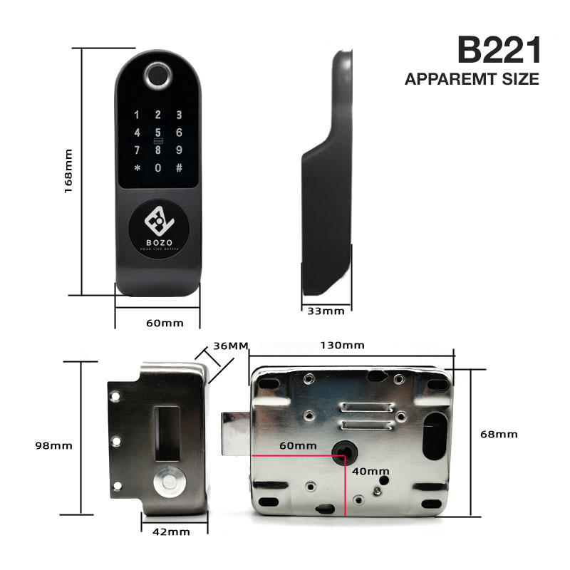 Mua bán khóa cửa điện tử BOZO