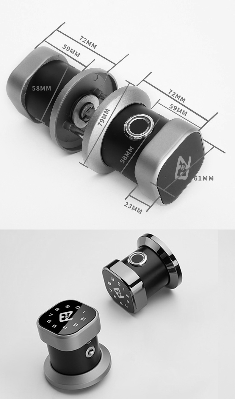 Phân phối Khóa cửa gỗ vân tay BOZO BM1002 PLUS