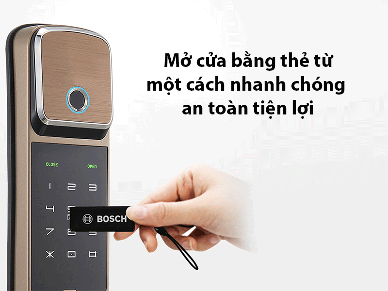 Dịch vụ sửa chữa khóa cửa điện tử Bosch FU550 tại Hà Nội