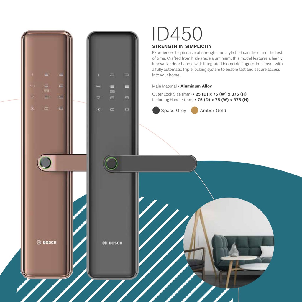 Dịch vụ sửa chữa khóa cửa điện tử Bosch ID450