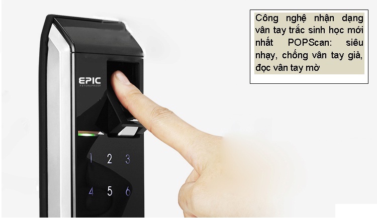 Sửa chữa Khóa cửa điện tử Epic EF 8000L