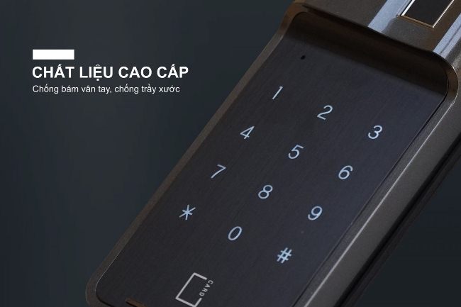 Chất liệu cao cấp của khóa cửa điện tử Epic ES F500H bán tại An Ninh 365