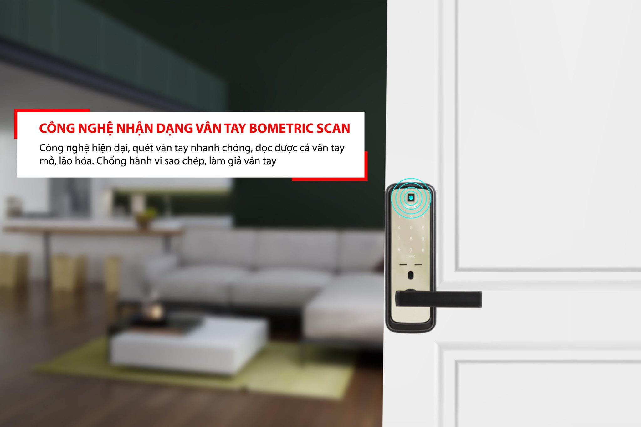 Lắp đặt Khóa cửa điện tử Epic ES F7000K