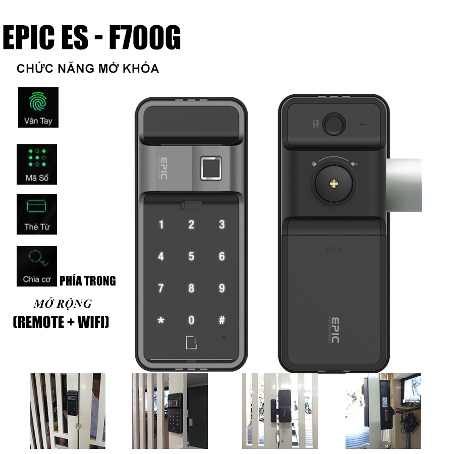 Bán Khóa cửa điện tử Epic ES F700G
