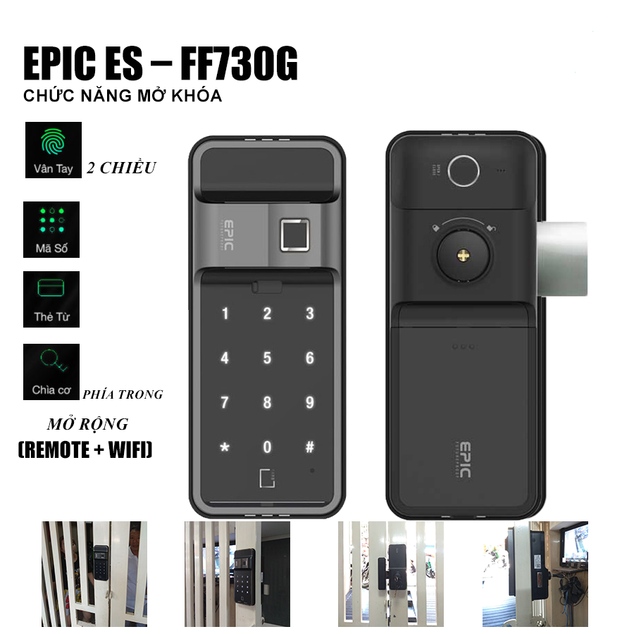 Sửa chữa Khóa cửa điện tử Epic ES FF730G