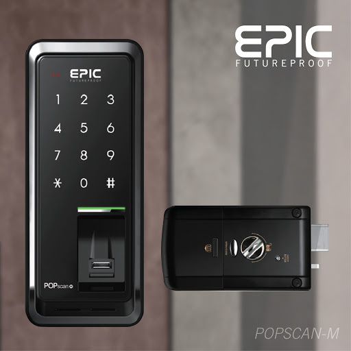 Bán Khóa cửa điện tử Epic Popscan M (Chốt thẳng)