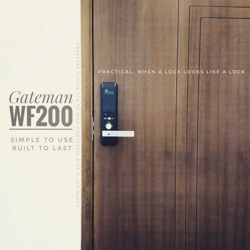 Lắp đặt khóa cửa kính Gateman WF200 tận nhà khu vực Hà Nội