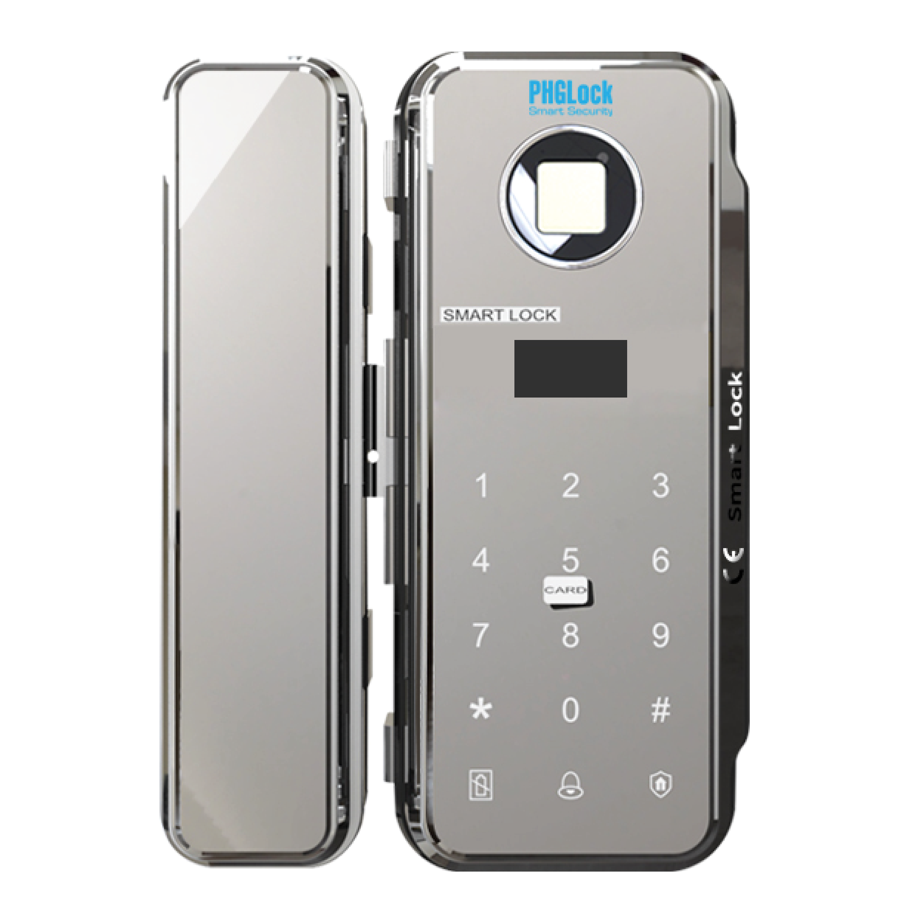 Khóa cửa kính vân tay PHGLock FG3006W giá rẻ