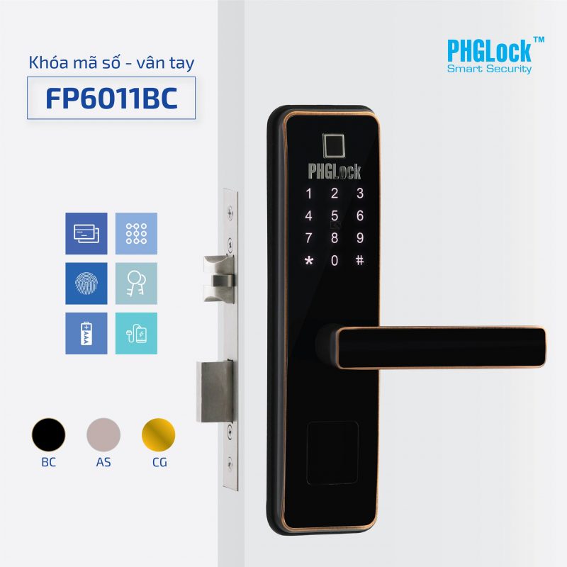 bảo dưỡng Khóa cửa điện tử PHGLock FP6011 giá rẻ