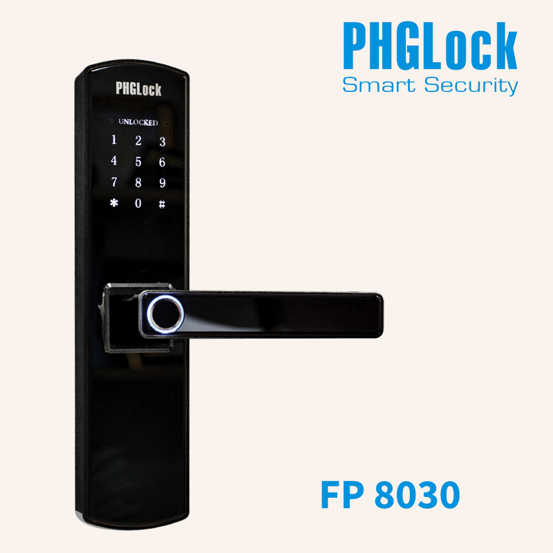 đại lý phân phối Khóa cửa vân tay PHGLock FP8030 
