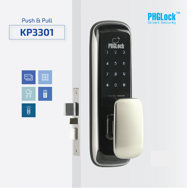 Khóa cửa điện tử PHGLock KP3301 chính hãng