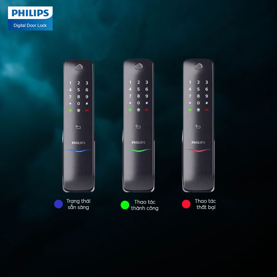 Mua bán khóa cửa điện tử Philips 6100 giá rẻ tại Hà Nội