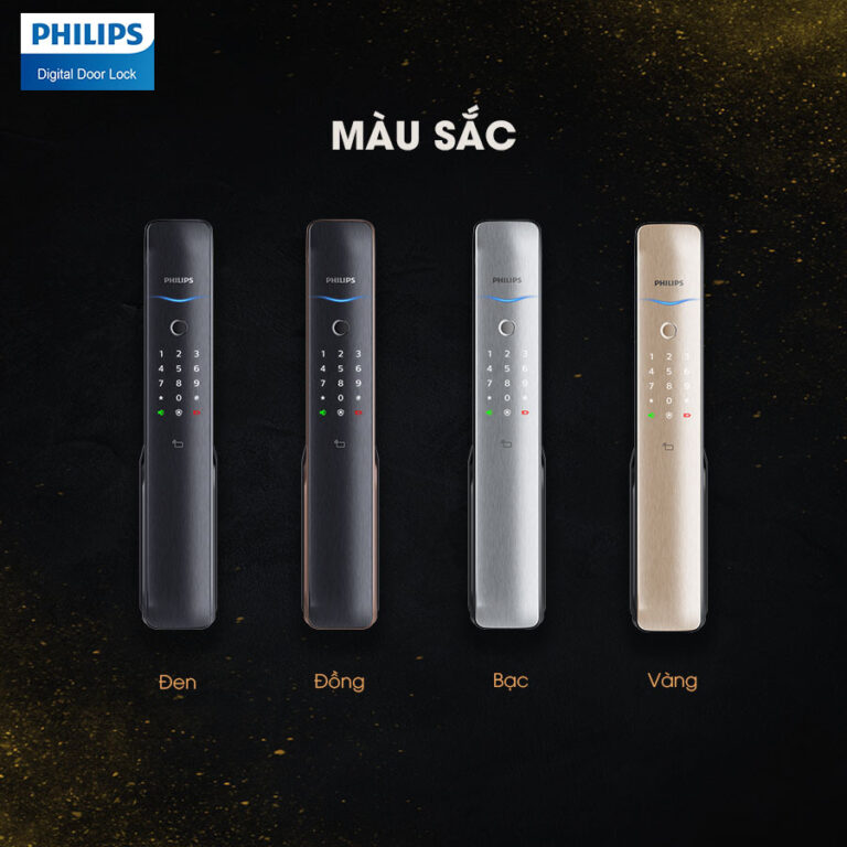 Mua bán khóa cửa điện tử, vân tay, thẻ từ Philips 9200