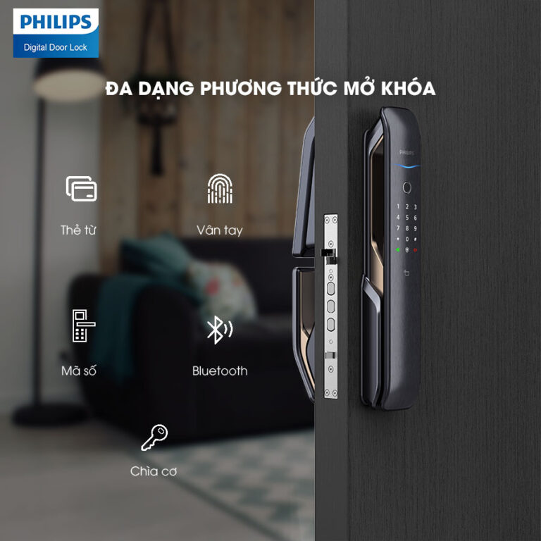 khóa cửa điện tử Philips 9200