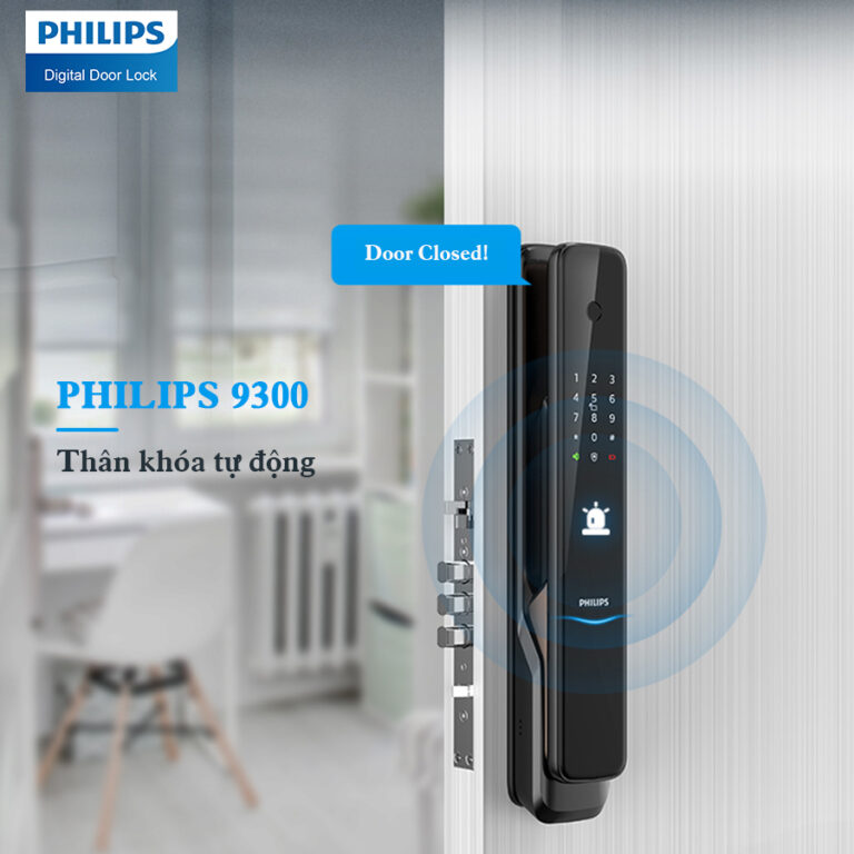 Mua bán khóa cửa điện tử Philips 9300 giá rẻ tại Hà Nội