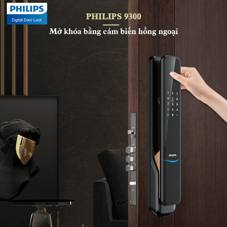 Lắp đặt khóa cửa Philips 9300