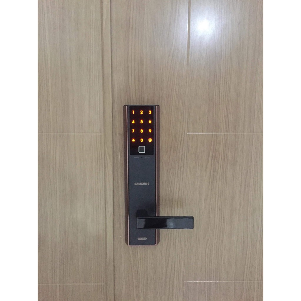 Lắp đặt KHÓA THÔNG MINH VÂN TAY SAMSUNG SHP-DH538BC/EN (ĐỒNG ĐỎ) giá rẻ