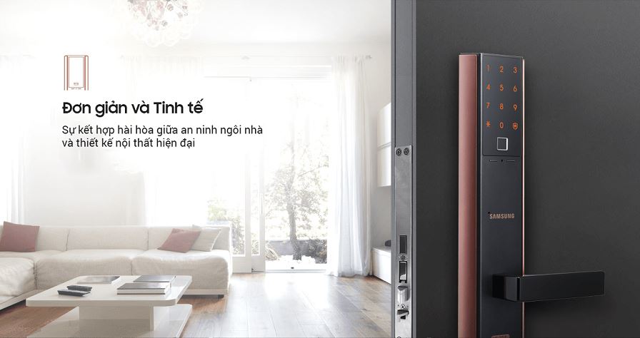 Địa chỉ bán KHÓA CỬA VÂN TAY SAMSUNG SHP-DH538MU/EN (XÁM ĐEN) giá rẻ