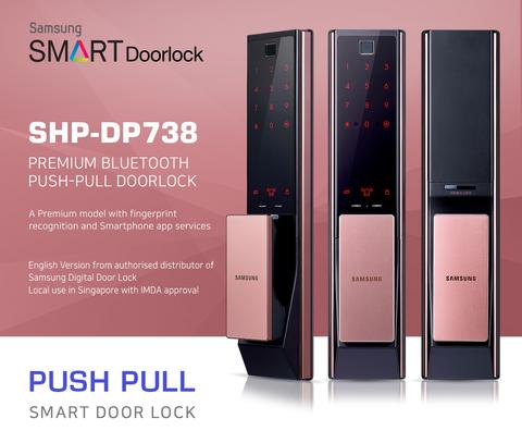 Bán KHÓA CỬA VÂN TAY SAMSUNG SHP-DP738 giá rẻ