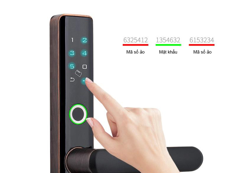 Bán khóa cửa nhôm Widmann F11 wifi