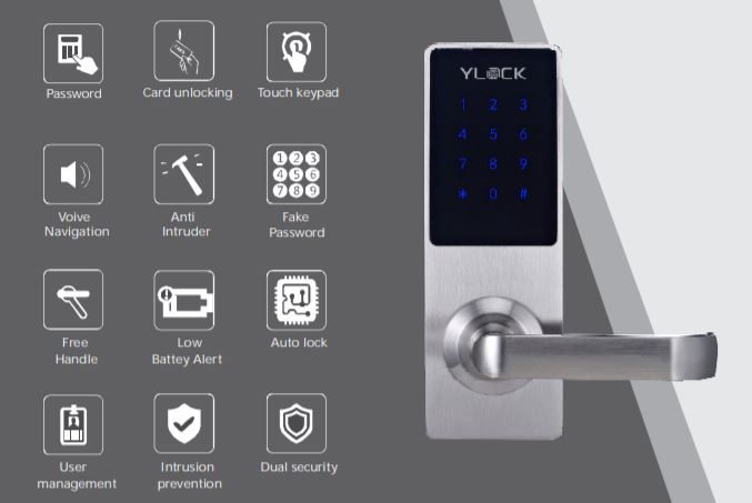 Khóa cửa điện tử YLOCK YL-6675 chính hãng
