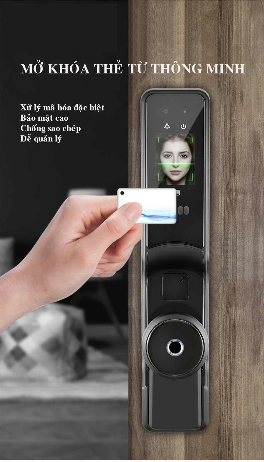 đại lý phân phối KHOÁ CỬA ĐIỆN TỬ HIMEDIA HOME P68