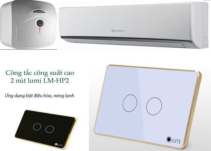 Địa chỉ bán CÔNG TẮC CÔNG SUẤT CAO VIỀN NHÔM 2 NÚT LM-HP2 giá rẻ