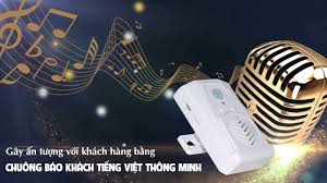 Đại lý phân phối CHUÔNG BÁO KHÁCH PHÁT NHẠC HỖ TRỢ TIẾNG VIỆT MSPIR01