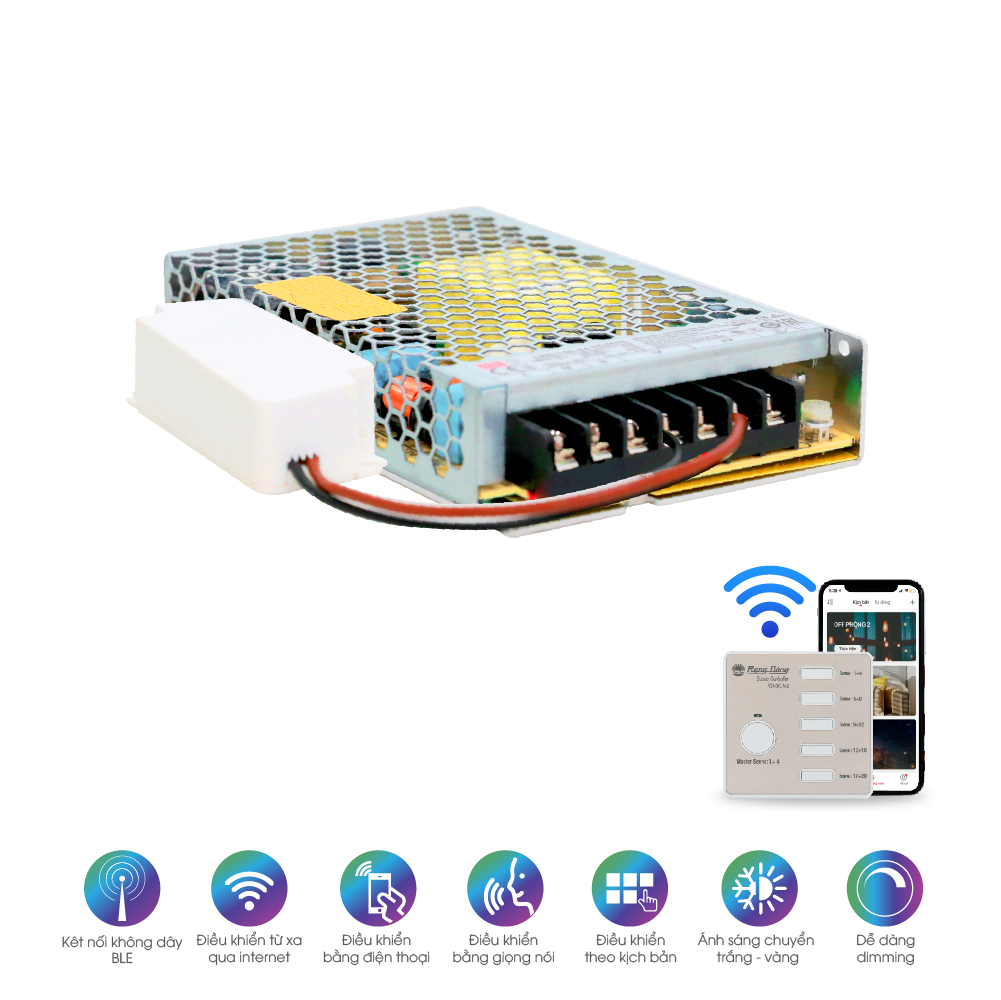 Bán Bộ nguồn LED dây đổi màu DR-LD01.BLE 1000/7W