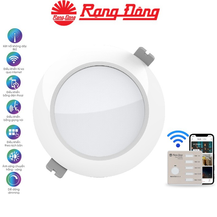 Bán Đèn LED âm trần downlight đổi màu AT16.BLE 110/9W