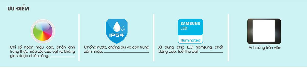 Lắp đặt Đèn Led Ốp trần vuông 12W đế nhựa LN12N tại Hà Nội