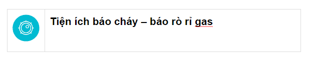 cảm biến báo cháy - nhà thông minh