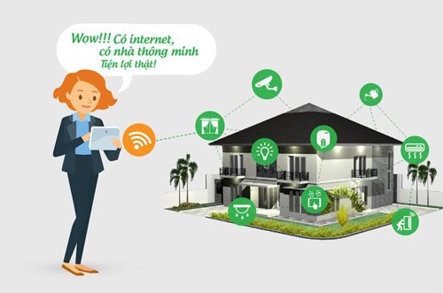 nhà thông minh - kết nối thiết bị điện qua internet