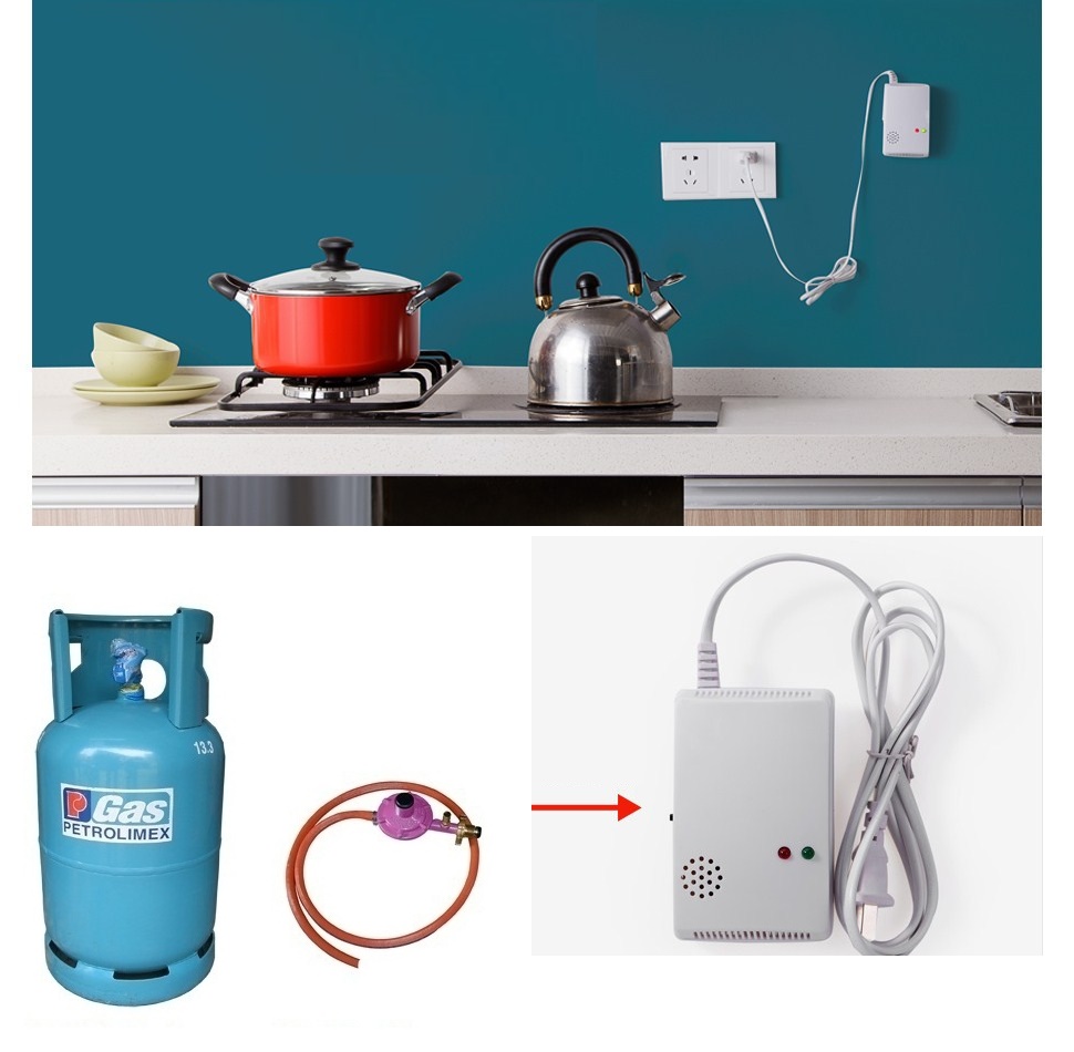 thiết bị báo rò rỉ ga, báo ga - nhà thông minh