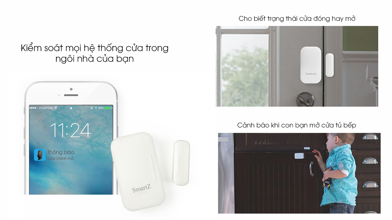 cảm biến đóng mở cửa - nhà thông minh, smarthome